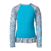 Purli Rashguard \ Witeral & Blue